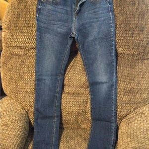 Wax Jean Women's Skinny Jeans in Deep Blue